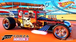 Bone Shaker Hot Wheels no Jogo Forza Horizon 3 Gameplay [upl. by Ahseei340]