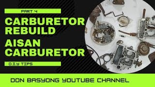 CARBURETOR REBUILD  AISAN CARBURETOR  DIY TIPS carburettor aisan tips corolla diy [upl. by Anaiviv]