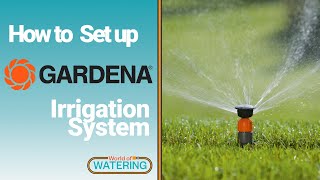 How to Set Up Gardena Sprinkler System [upl. by Samled406]