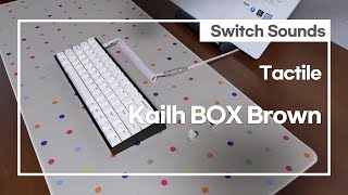 Tofu with Kailh BOX Brown stock vs lubed Typing Sounds [upl. by Divd206]