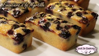 Recette des Financiers à la Myrtille [upl. by Anawit915]