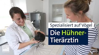 Eine Tierärztin speziell für Hühner und anderes Federvieh  Abendschau  BR24 [upl. by Hake]