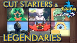 All Cut Starters amp Legendaries That Are Hidden In Pokémon Sword amp Shield [upl. by Grani207]