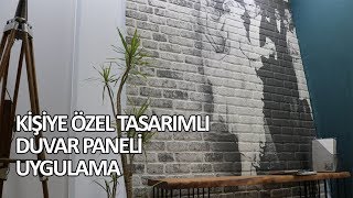 Kişiye Özel Strafor Duvar Kaplama Paneli  ATATÜRK Temalı [upl. by Arihas467]