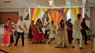 Indian Funny Sangeet Dance  Moonwalkers  Bollywood and Kannada [upl. by Kariv166]