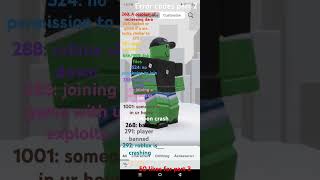 Error Codes part 2 errorcodes roblox [upl. by Acined]