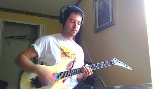 Richard Marx  Satisfied guitar cover solo and some chords [upl. by Annailuj]