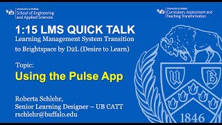 Brightspace Guides for Instructors Using the Pulse App [upl. by Conner]