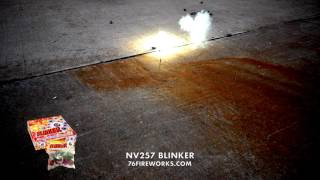 NV257 Blinker  Ground Spinner Fireworks [upl. by Ahsienar]