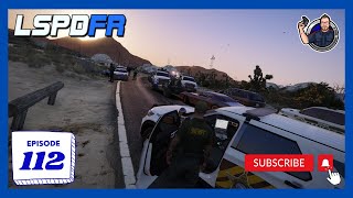 GTA LSPDFR Patrol 112 Sheriff Patrol Shots Fired Object in Road lspdfr gta5 gta5mods [upl. by Arrimat]