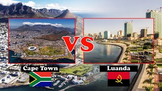 Cape Town vs Luanda Which City is More Beautiful and Developed southafrica angola capetown [upl. by Alford]