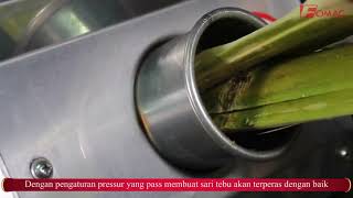 REVIEW PRODUK Mesin Pemeras Tebu FOMAC SCP160  Duniamasakcom [upl. by Yeldar]