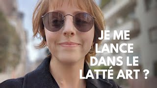 je me lance dans le latté art [upl. by Nohsauq]