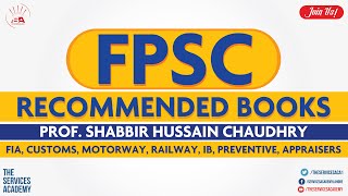 HOW TO PREPARE FOR FPSC EXAMS  FPSC  RECOMMENDED BOOKS  FIA  IB  APPRAISER  CUSTOMS  MOTORWAY [upl. by Ahsikit]