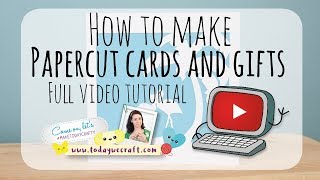 Papercutting video How to make papercut cards [upl. by Warton]