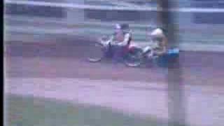 Speedway 1983 Wimbledon vs Birmingham Brummies Heat 3 [upl. by Mahan]