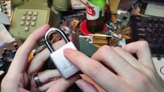 66 Master Lock 570 picked and analysed [upl. by Eusassilem993]