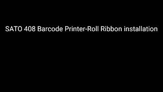 SATO SA408 Barcode Printer [upl. by Lonna]