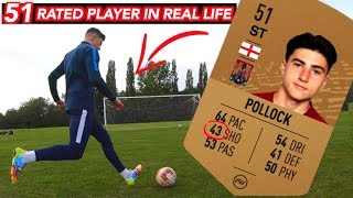 He has 43 Shooting on FIFA But is a BEAST in Real Life [upl. by Chin24]