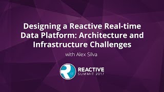 Designing a reactive real time data platform [upl. by Santa732]