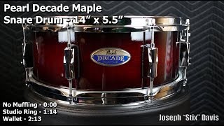 Pearl Decade Maple Snare Drum  14quot x 55quot [upl. by Rust]