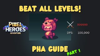 PIXEL HEROES ADVENTURE FULL CHARACTER GUIDE [upl. by Lrem]