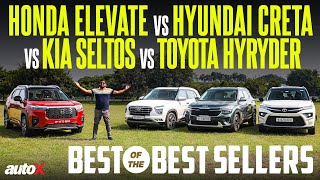 2023 Honda Elevate vs Hyundai Creta vs Kia Seltos vs Toyota Hyryder  Best SUV Under 20 lakh  autoX [upl. by Ambrosine]