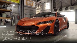 【CSR2】2022 NSX TYPE S gold version • tune amp shift • 7714 [upl. by Inar]