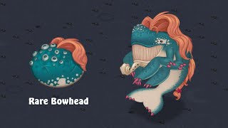 Rare Bowhead  My Singing Monsters Designs and Animations [upl. by Amathist]