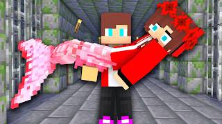 Prison Escape MERMAID JJ Sister  MAIZEN  JJ and Mikey In Minecraft Animation [upl. by Adali]