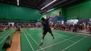 Mixed Double Final  Ryan amp Kristelle VS Mark Alcala amp Esther  Houston Badminton Open 2019 12 [upl. by Lorita]