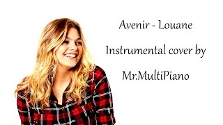 Avenir  Louane Instrumental  Karaoke  Lyrics Cover [upl. by Aikenat]