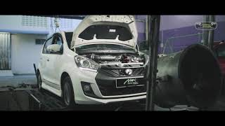 MAX RACING EXHAUST™ Perodua Myvi Air Intake System horsepower [upl. by Alfons858]