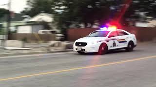 Penticton RCMP car 1202 responding 1st Video [upl. by Ahsanat188]