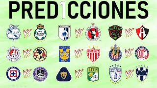 🔥PREDICCIONES JORNADA 1 APERTURA 2024 LIGA MX [upl. by Nuris]