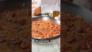 🥘 Paella con Chorizo Receta Auténtica y Fácil ¡Sabor Mediterráneo 🍅🍗 [upl. by Nisaj104]