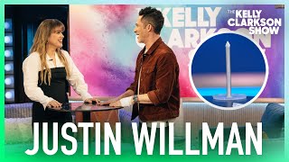 Justin Willman Shocks Kelly Clarkson With Extreme Magic Trick [upl. by Gladdie795]