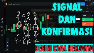 INILAH CARA KERJA SIGNAL DAN KONFIRMASI CANDLESTICK DALAM MARKET [upl. by Anitsenre]