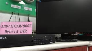 16CH AHD DVR live play and reset [upl. by Akemet]