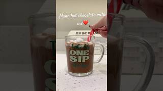 Make hot chocolate with me christmas music merrychristmas [upl. by Elyrehc855]