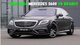 The NEW 2024 Mercedes S600 V8 BRABUS is a stunning example of automotive excellence combining [upl. by Ynahteb]