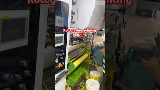 Rotogravure printing machine printing bussiness graphics [upl. by Arimat]