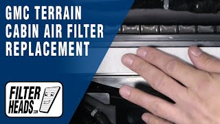 How to Replace Cabin Air Filter 2020 GMC Terrain  AQ1223C [upl. by Essirahs]