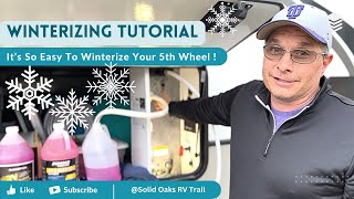 Winterizing Tutorial for our Keystone Cougar Fifth Wheel [upl. by Molloy]