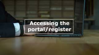 Accessing the portal register  Customer Portal [upl. by Eenaj45]