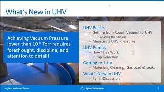 What’s New In Ultrahigh Vacuum Technology [upl. by Horatio170]