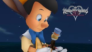 Pinocchio And Jiminy Go After Monstro  Kingdom Hearts Dream Drop Distance 6 [upl. by Einhorn]