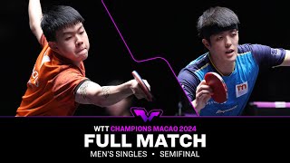 FULL MATCH  Kao ChengJui vs Dang Qiu  MS SF  WTTMacao 2024 [upl. by Evod]