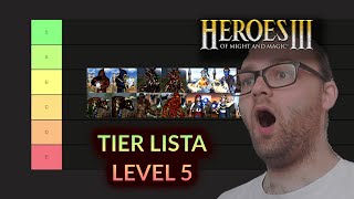 TIER LISTA jednostek 5 POZIOMU w HEROES 3 [upl. by Raychel]