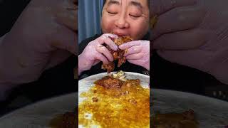 Delicious Beef Meaty bone Eating Show mukbang asmr eating [upl. by Kendra]